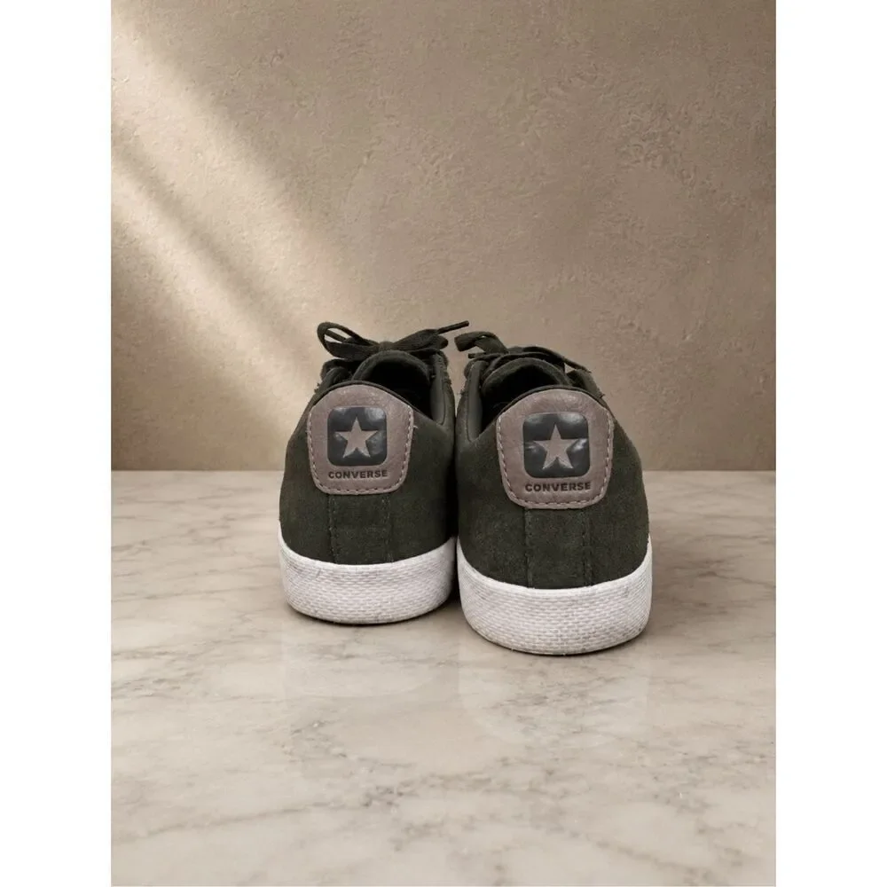 Converse CONS One Star Pro Suede Sneakers Olive Green White Men’s 8 Women’s 9.5 - Picture 2 of 7